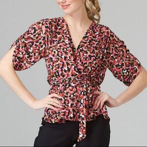 Joseph Ribkoff Wrap Blouse  